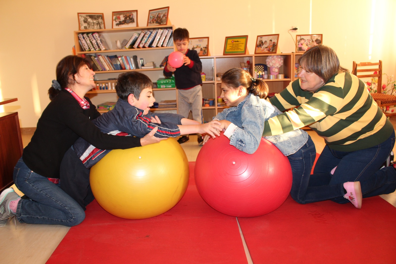 Equipment purchased for the children’s physical exercises